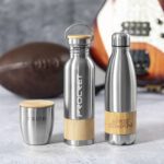 Bidón acero inoxidable y bambú Guiver 750ml