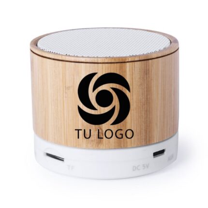 Altavoz Bluetooth bambú Kaltun