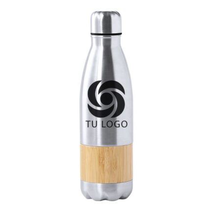 Bidón acero inoxidable y bambú Guiver 750ml