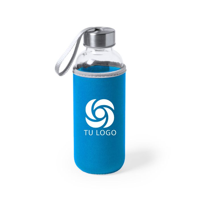 Bidón cristal con funda Dokath 420ml Bidón cristal con funda Dokath 420ml