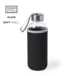 Bidón cristal con funda Dokath 420ml