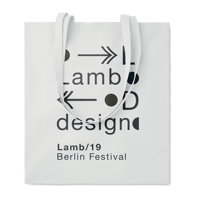 Bolsa de la compra MO9846 Bolsa algodón asas largas Pinet