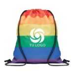 Mochila cuerdas arcoiris poliester Bow