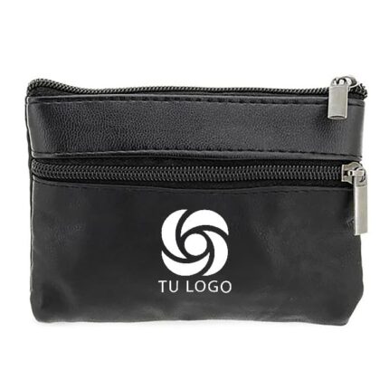 Monedero llavero piel