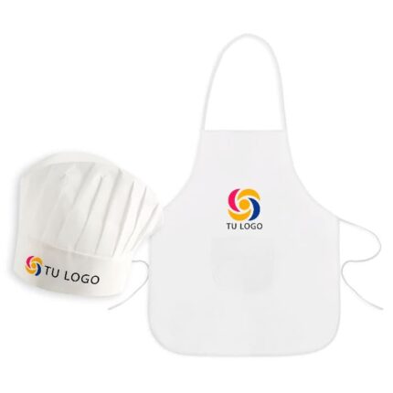 Set delantal y gorro infantil