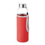 Botella con funda neopreno Utah Glass 500ml