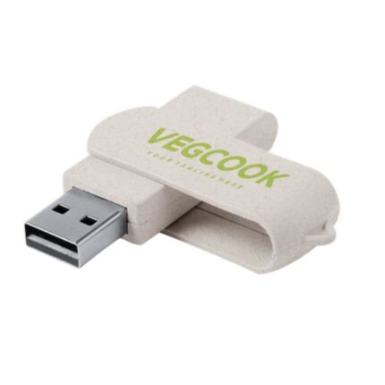 Memoria USB Giratoria fibra de trigo