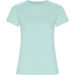 Camiseta algodón orgánico Golden Woman verde menta