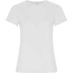 Camiseta algodón orgánico Golden Woman blanco