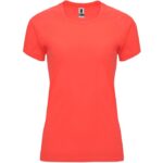 Camiseta técnica Bahrain Woman coral fluor