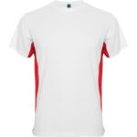 Camiseta deportiva Tokyo blanco rojo
