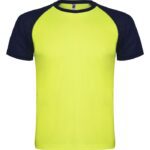 Camiseta deportiva Indianapolis amarillo fluor marino