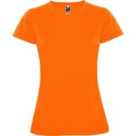 Camiseta técnica Montecarlo Woman naranja fluor