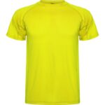 Camiseta técnica Montecarlo amarillo fluor