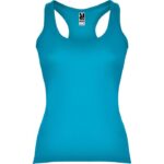 Camiseta tirantes mujer Carolina turquesa