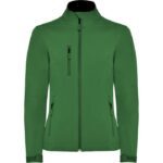 Chaqueta softshell Nebraska Woman verde botella