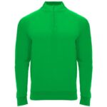 Sudadera media cremallera Epiro verde helecho