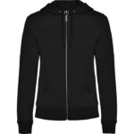 Sudadera cremallera mujer Veleta negro