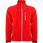 Chaqueta softshell Antartida rojo