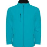 Chaqueta softshell Nebraska aguamarina