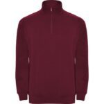 Sudadera media cremallera Aneto granate