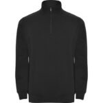 Sudadera media cremallera Aneto negro