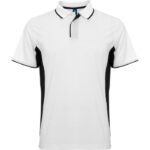 Polo deportivo Montmelo blanco y negro