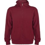 Sudadera cremallera Montblanc granate