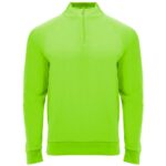 Sudadera media cremallera Epiro verde fluor