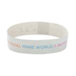 Pulsera de papel de semillas para eventos