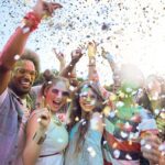 confeti de papel de semillas