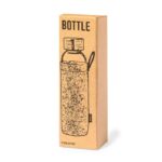 bidon de cristal con funda fieltro