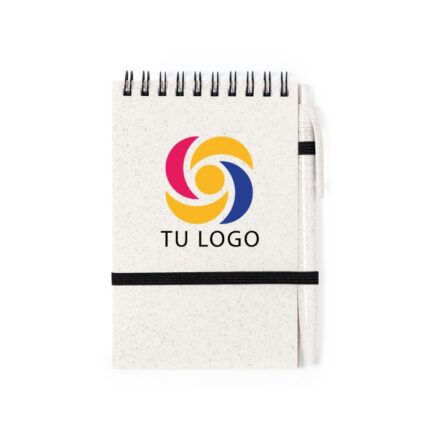 Libreta de trigo con bolígrafo