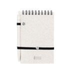 Libreta de trigo con bolígrafo