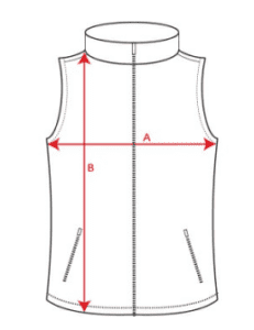 Chaleco softshell Quebec 1 Guía de tallas chalecos