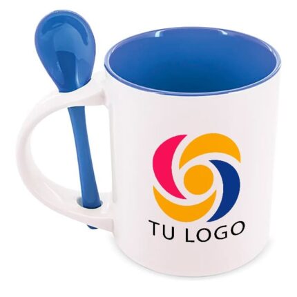 Mug sublimación con cuchara