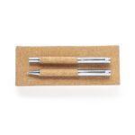 Set bolígrafo y roller corcho Odegor