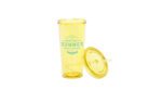 Vaso con tapa y pajita Trinox 750ml