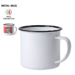 Taza metálica sublimación Kantol 380ml