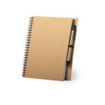 Libreta con bolígrafo cartón reciclado Neyla