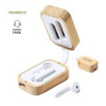 Auriculares estuche bambú Tresan