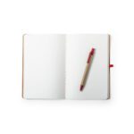 Libreta y bolígrafo en cartón reciclado Esteka