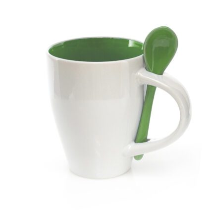 Taza con cuchara Cotes 350ml