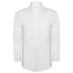 Camisa manga larga Oxford blanco