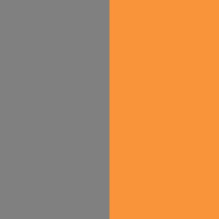 gris y naranja fluor