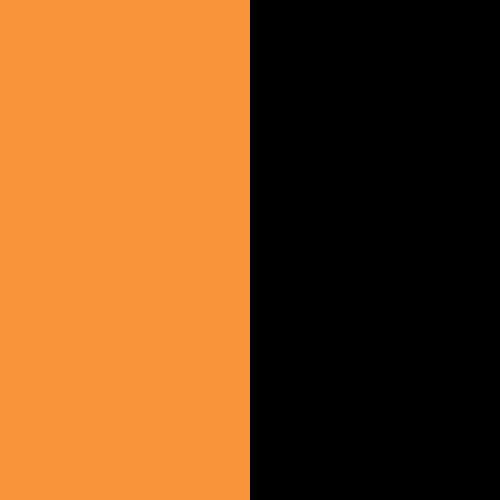naranja fluor y negro