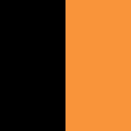 negro y naranja fluor