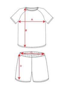 Guía de tallas equipación