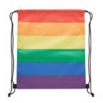 Mochila cuerdas arcoiris poliester Bow