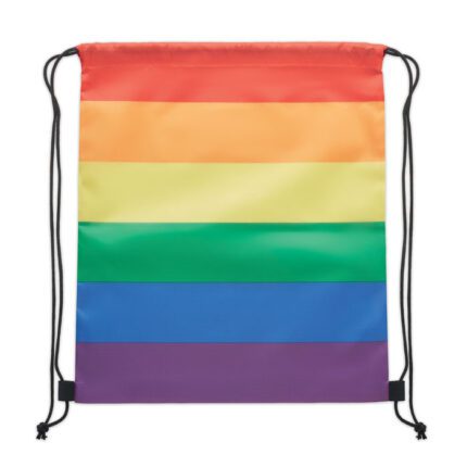 Mochila cuerdas arcoiris poliester Bow